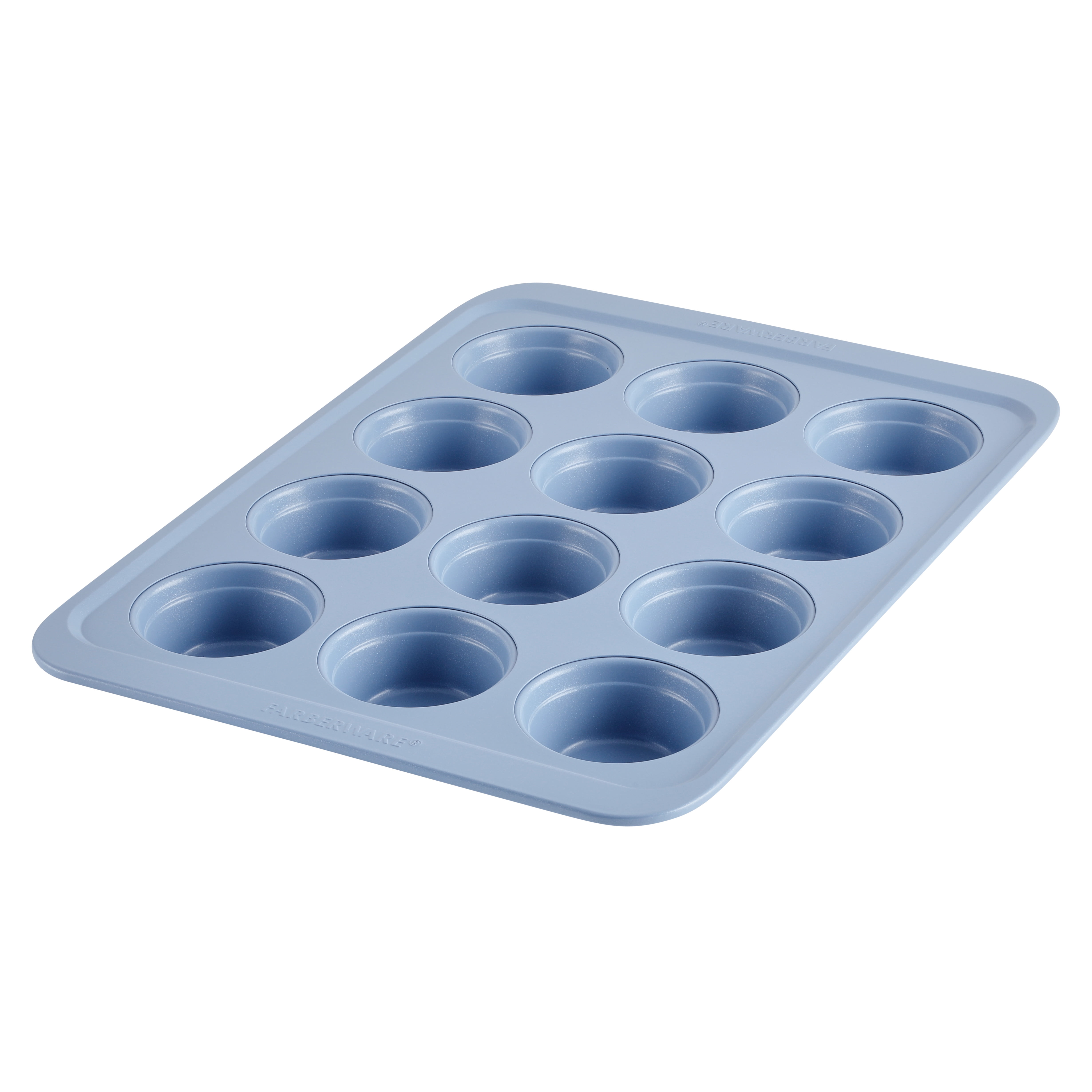 Easy Solutions 12 Cup Nonstick Bakeware Muffin Pan, Blue